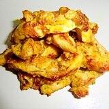 鶏肉のカレー風味でパン粉焼き☆